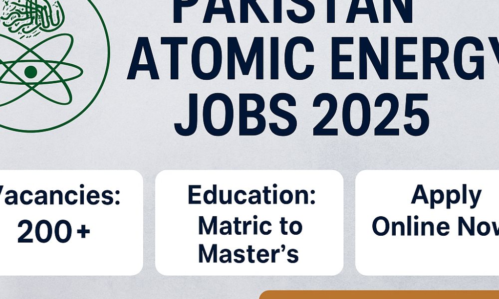 Pakistan Atomic Energy Jobs 2025