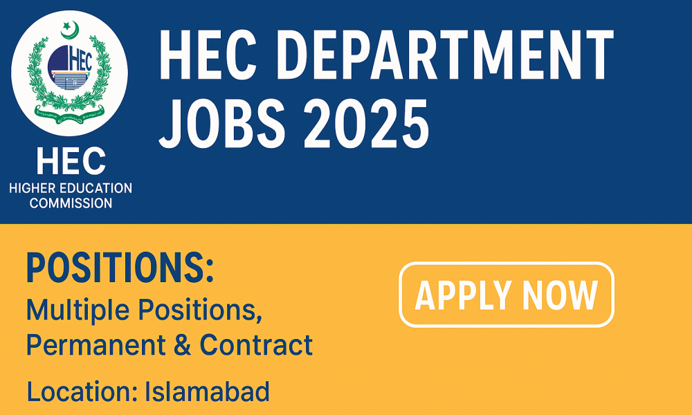 HEC Department Jobs 2025