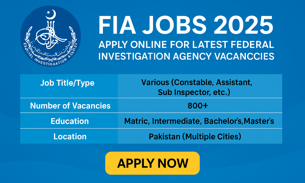 FIA Jobs 2025