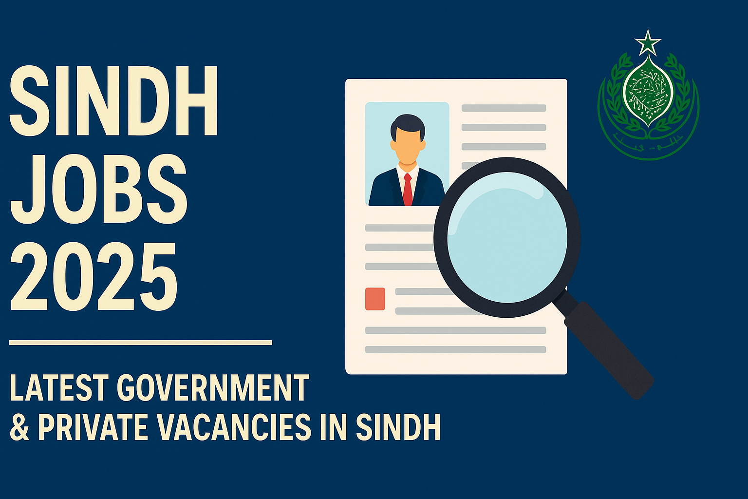 Sindh Jobs 2025