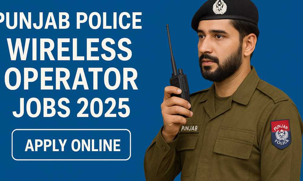 Punjab Police Wireless Operator jobs 2025