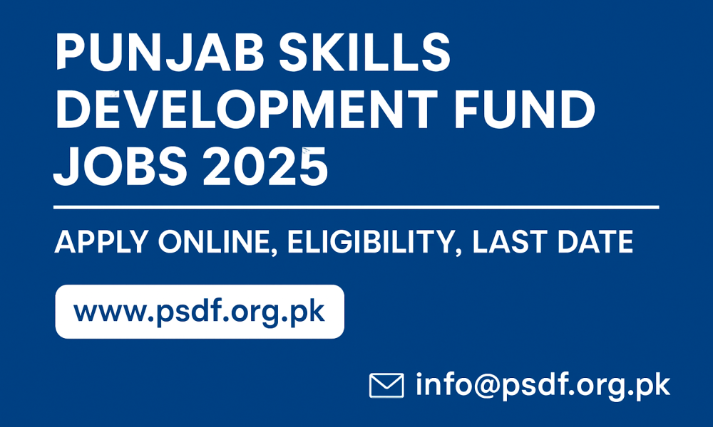 Punjab Skills Development Fund Jobs 2025