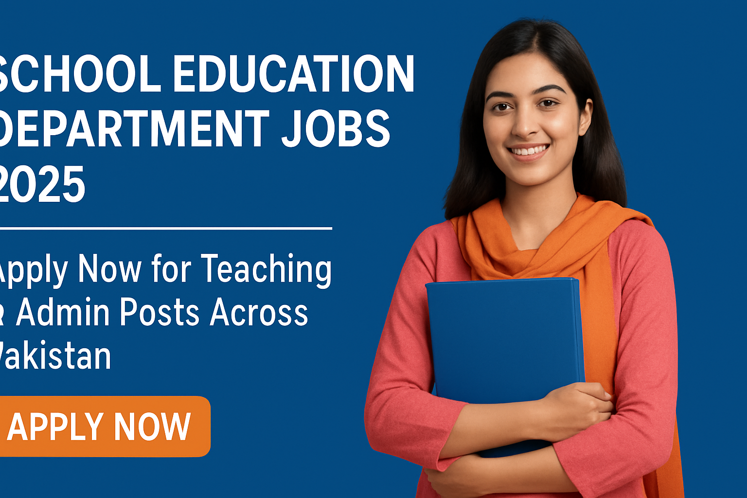 School Education Department Jobs 2025